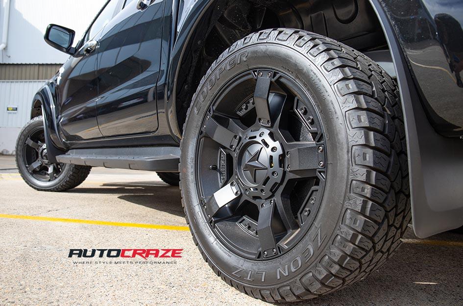 FORD RANGER MONSTER XD 2 MATTE BLACK